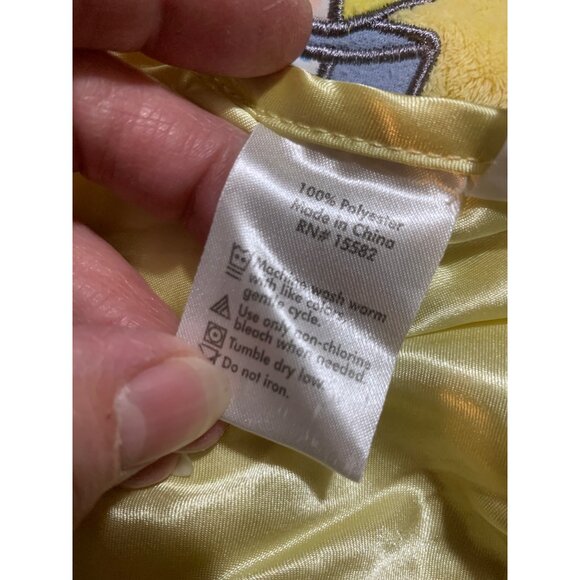 Looney Tunes Baby Tweety Sylvester Yellow 28 x 38 Polyester Baby Blanket - Picture 4 of 5